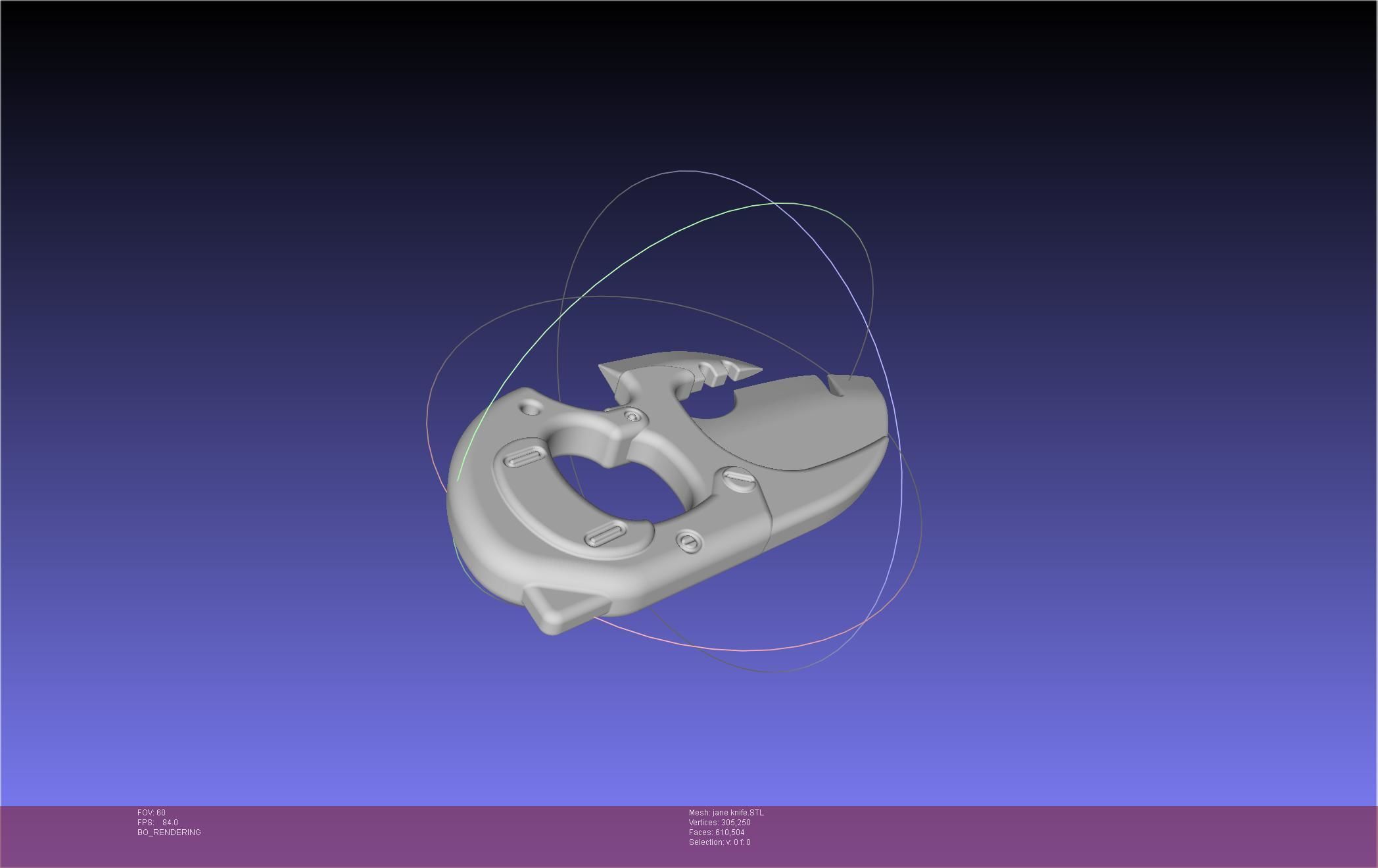 Zenless Zone Zero Jane Doe Knife 3D print model_12