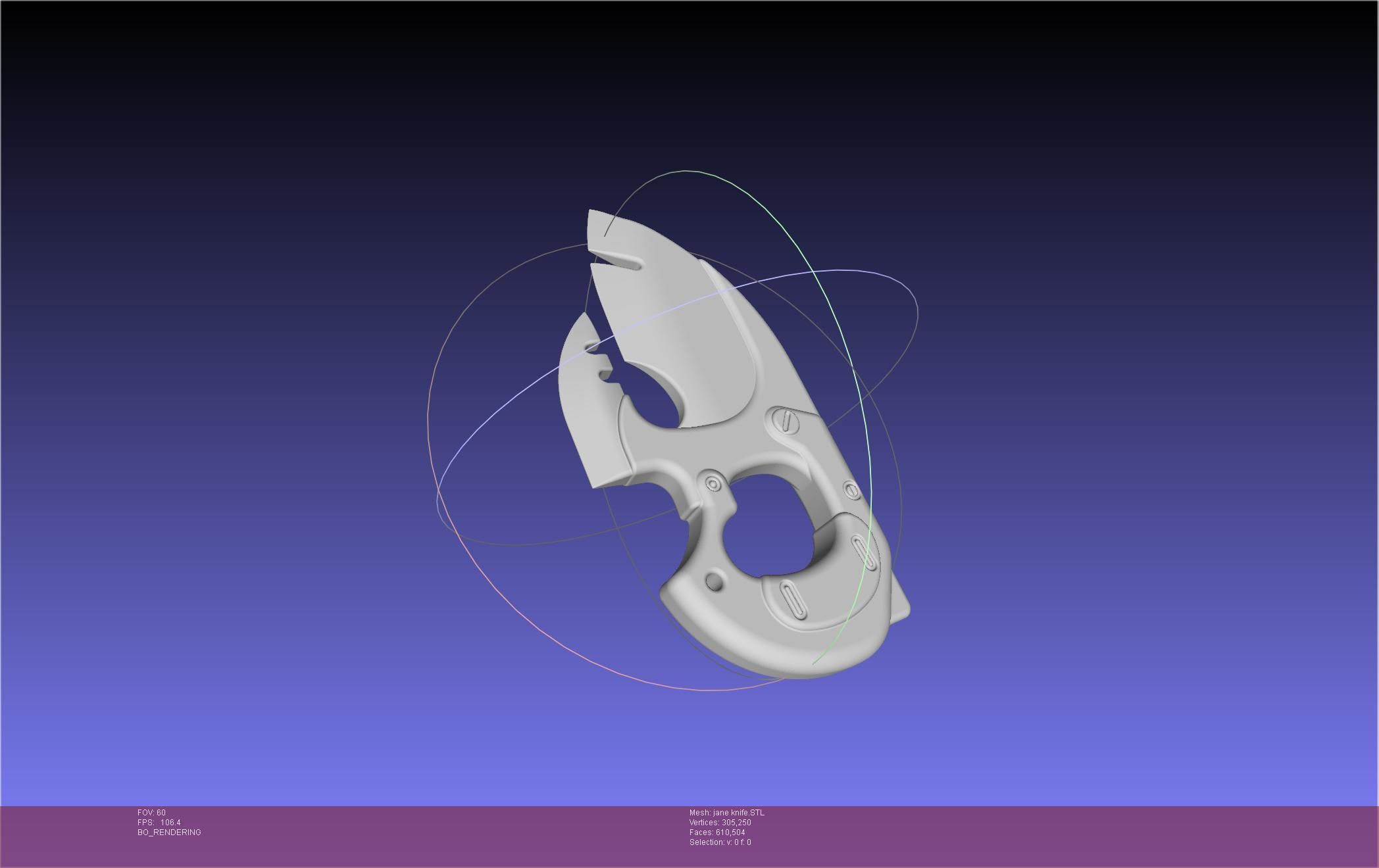 Zenless Zone Zero Jane Doe Knife 3D print model_15