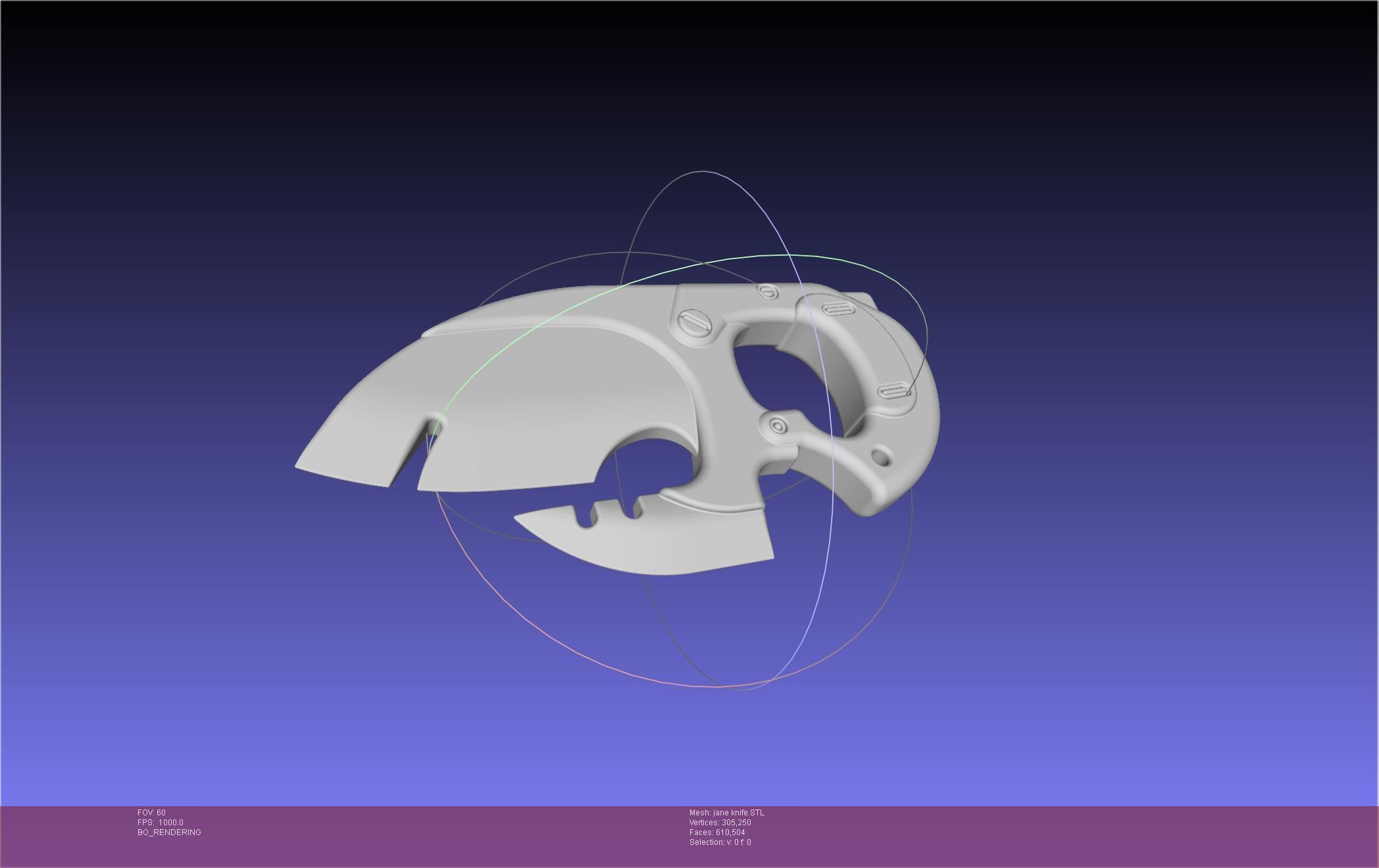 Zenless Zone Zero Jane Doe Knife 3D print model_58