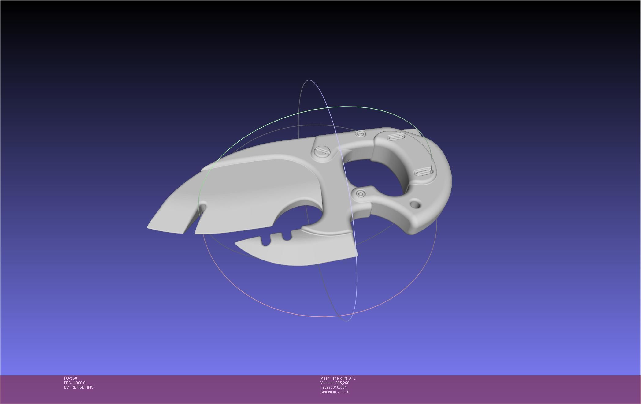 Zenless Zone Zero Jane Doe Knife 3D print model_63