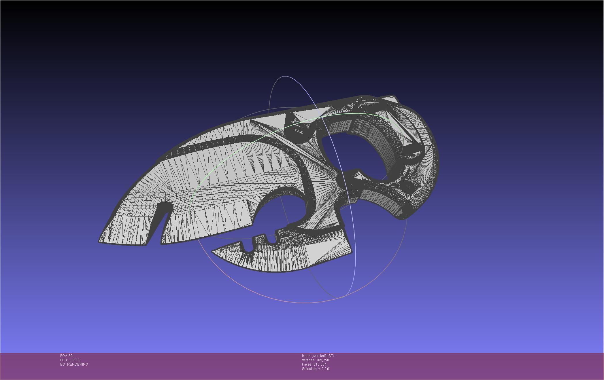 Zenless Zone Zero Jane Doe Knife 3D print model_41