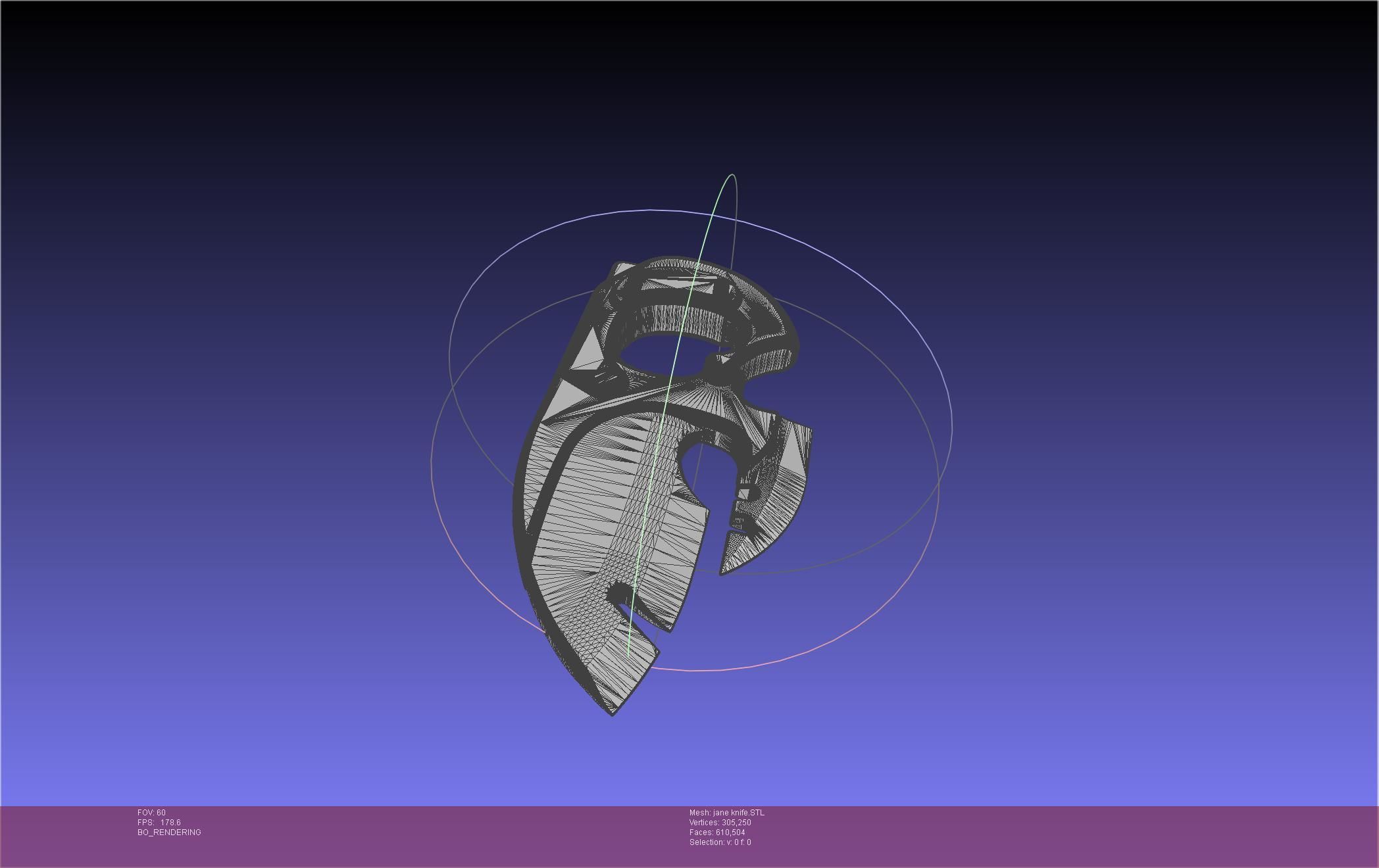 Zenless Zone Zero Jane Doe Knife 3D print model_29