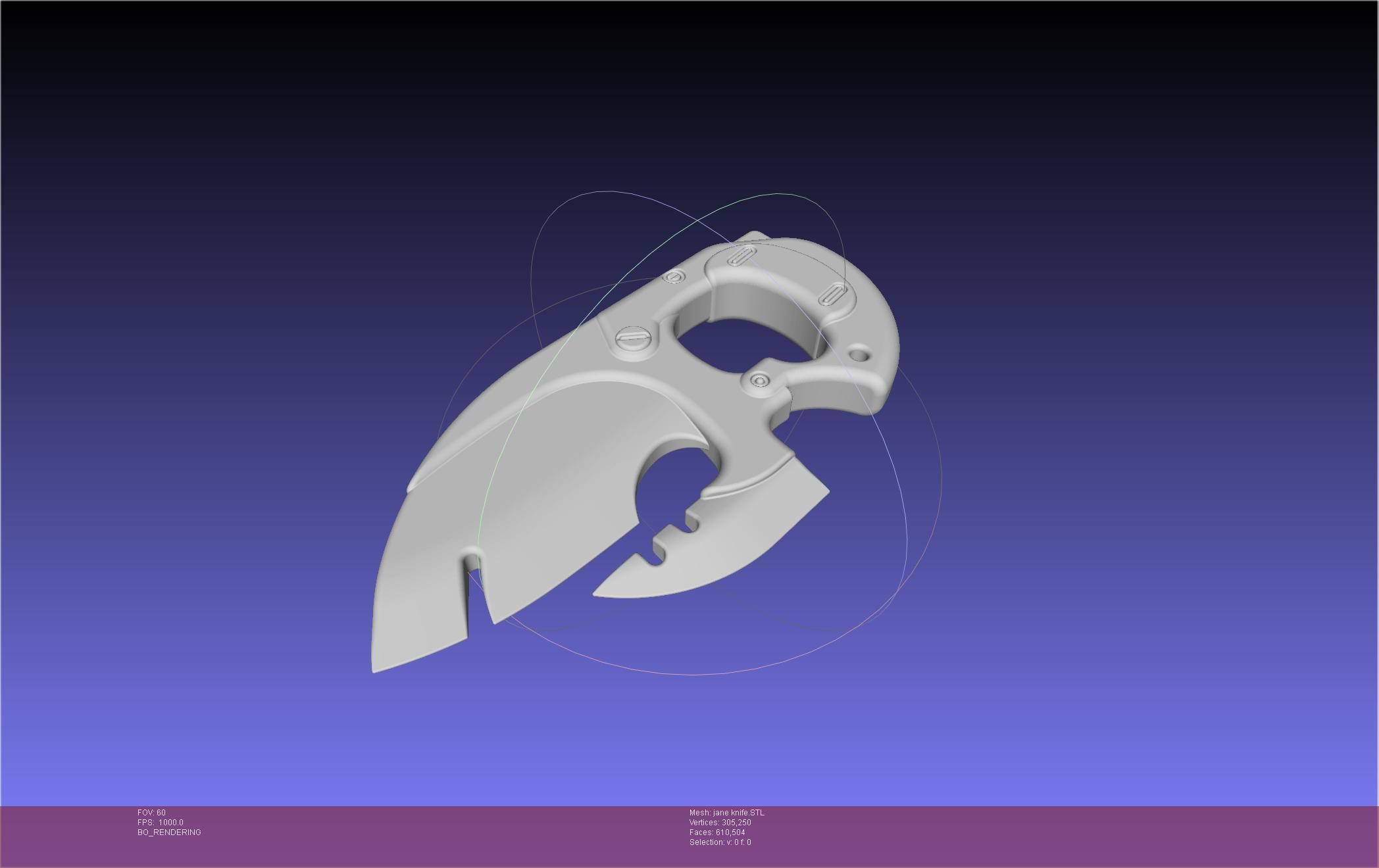 Zenless Zone Zero Jane Doe Knife 3D print model_64