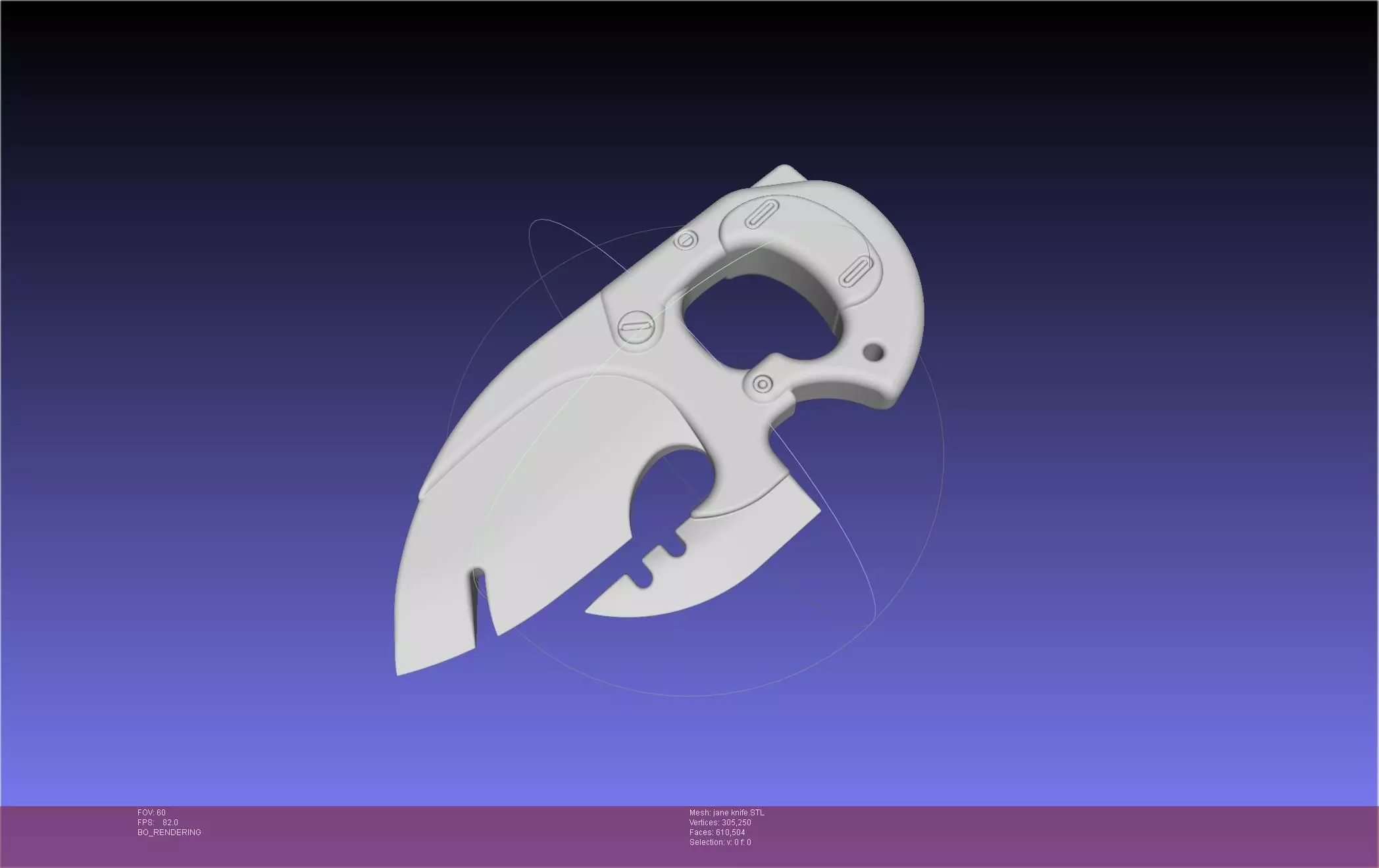 Zenless Zone Zero Jane Doe Knife 3D print model_0