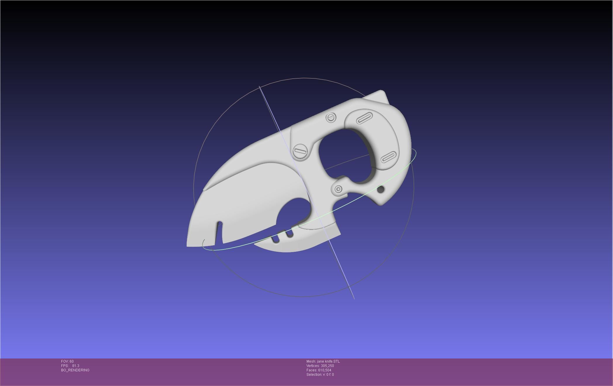 Zenless Zone Zero Jane Doe Knife 3D print model_3