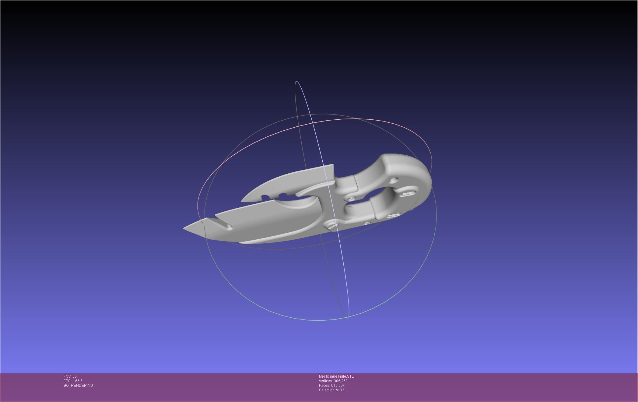 Zenless Zone Zero Jane Doe Knife 3D print model_24