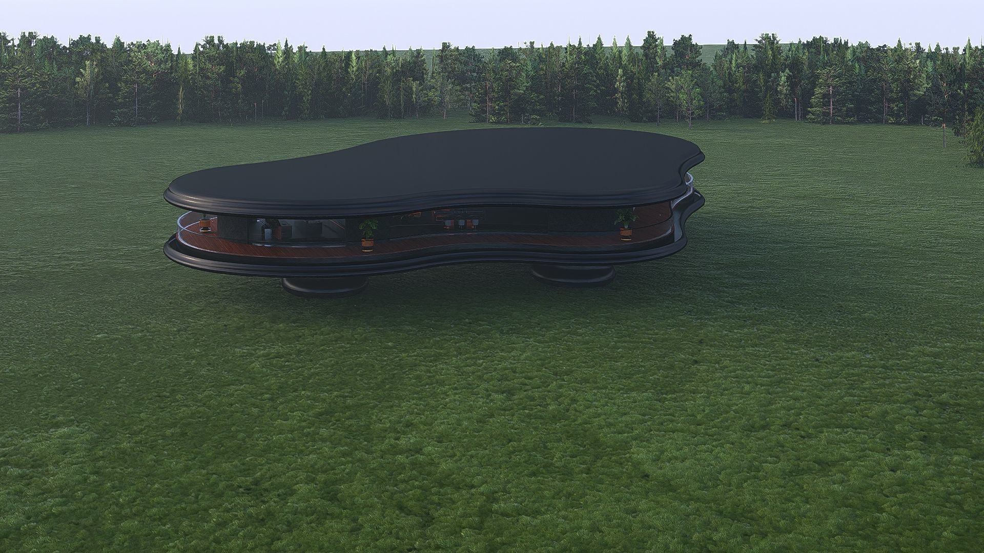 FuturisticHouse 3D model_3