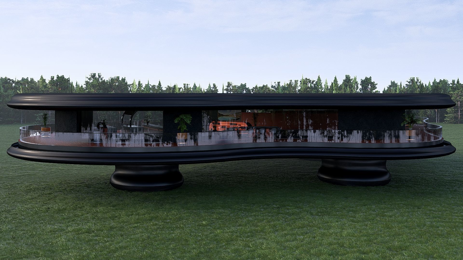 FuturisticHouse 3D model_2