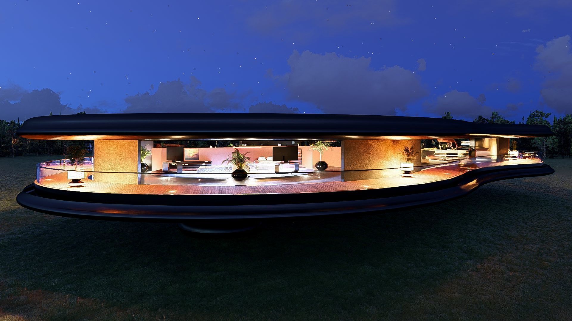 FuturisticHouse 3D model_4