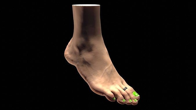 Female Right Foot Sculpt 3D print model