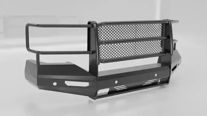 BUMPER  FRONT TYPE WARRIOR FOR GMC TRUCK 3D model