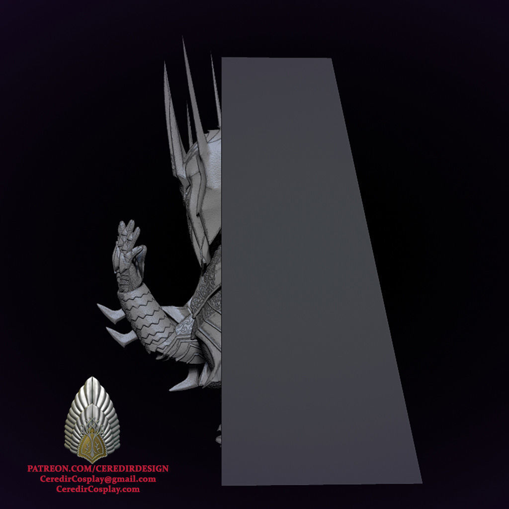 Sauron Book Endlord of the rings 3D DIGITAL DOWNLOAD 3D print model_2