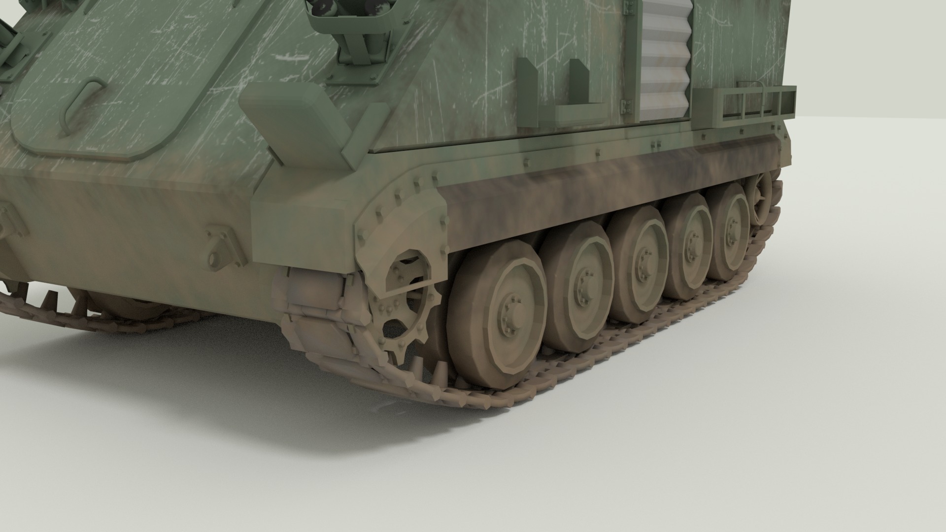 M113 Armored Personnel Carrier 3D model_10