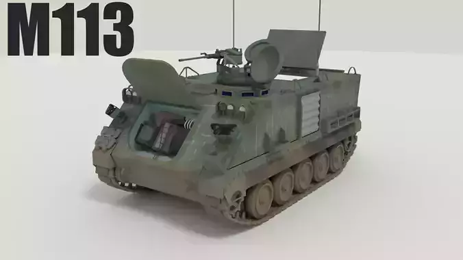 M113 Armored Personnel Carrier 3D model
