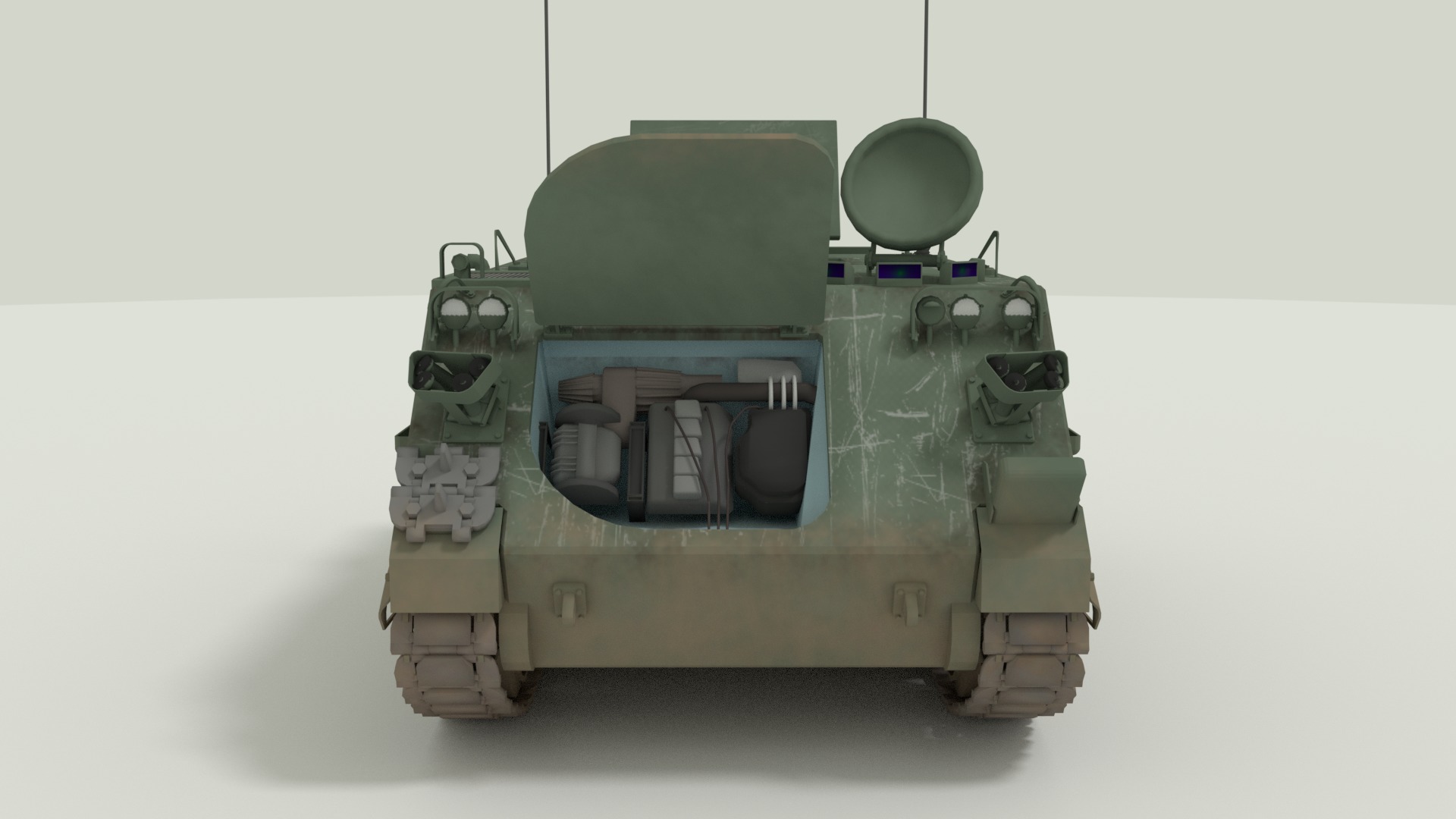 M113 Armored Personnel Carrier 3D model_17