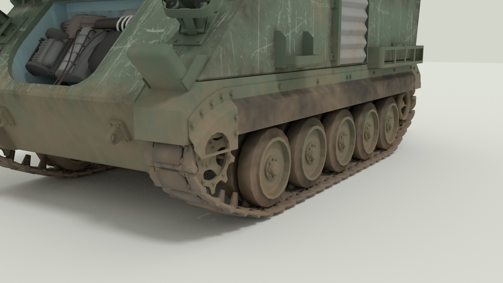 M113 Armored Personnel Carrier 3D model_20