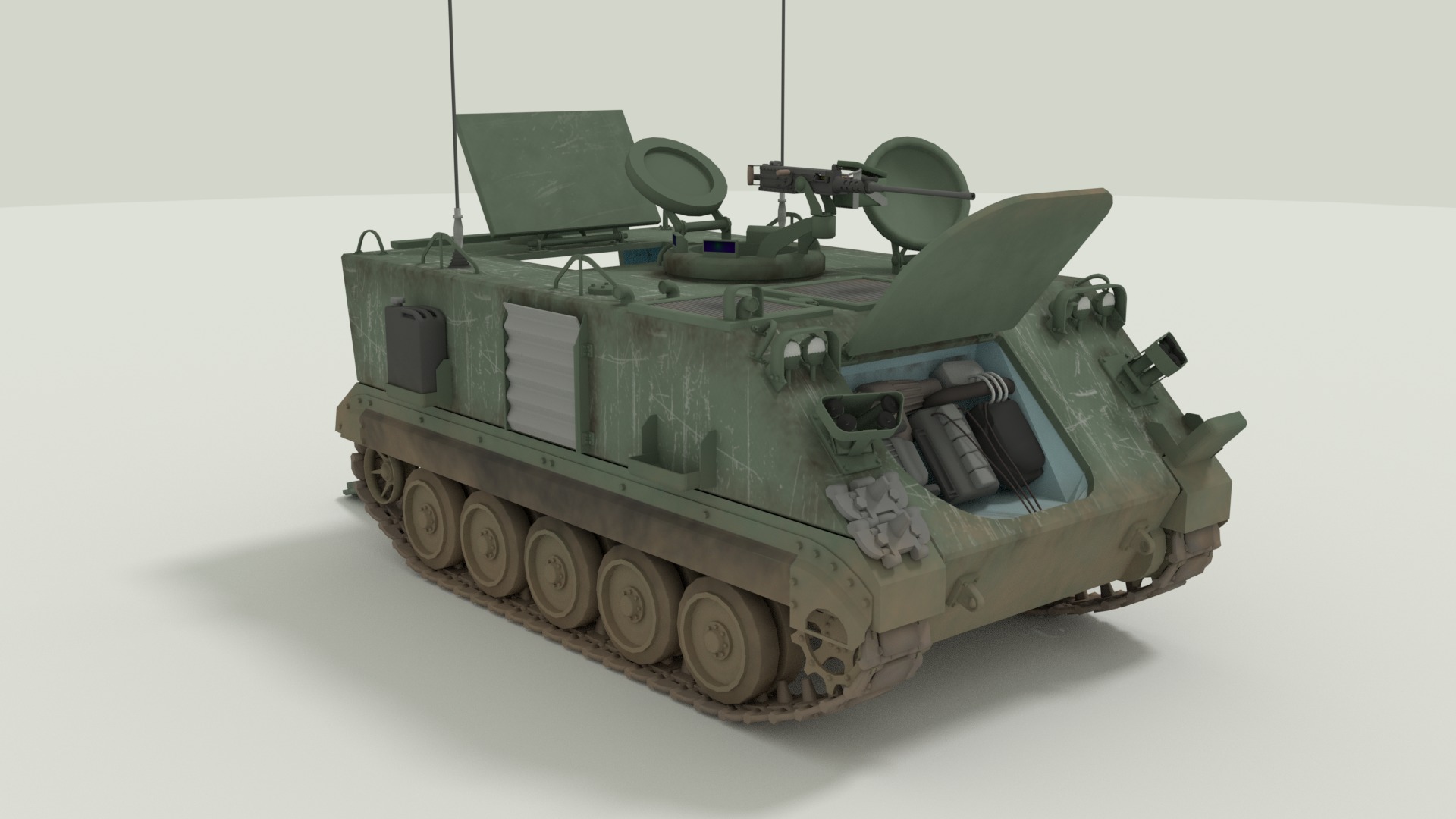 M113 Armored Personnel Carrier 3D model_12