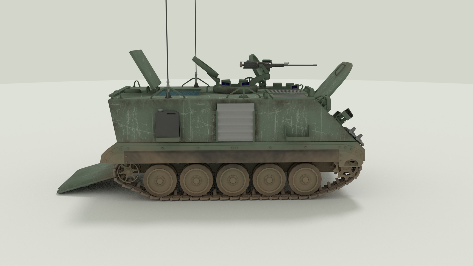 M113 Armored Personnel Carrier 3D model_16