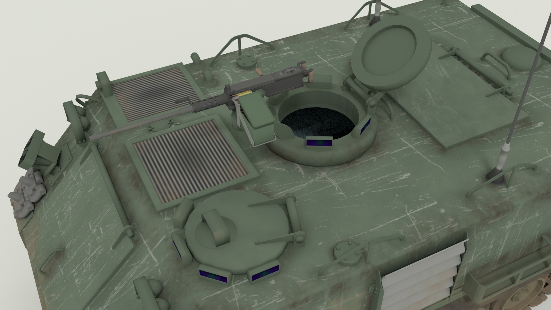 M113 Armored Personnel Carrier 3D model_9