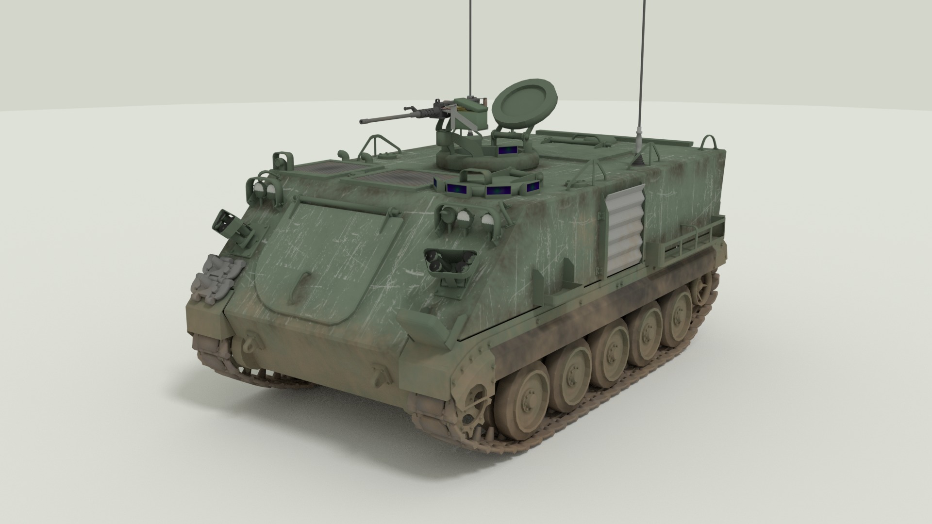 M113 Armored Personnel Carrier 3D model_1