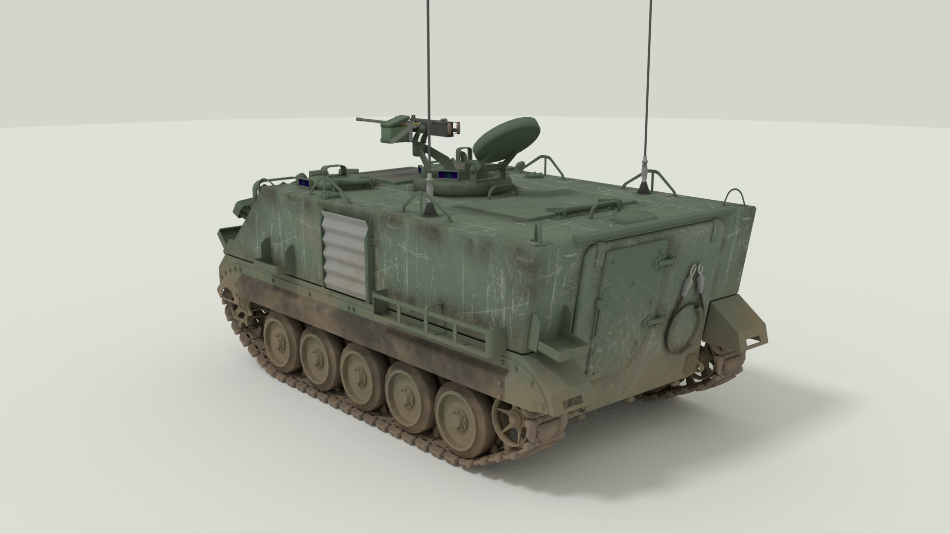 M113 Armored Personnel Carrier 3D model_4