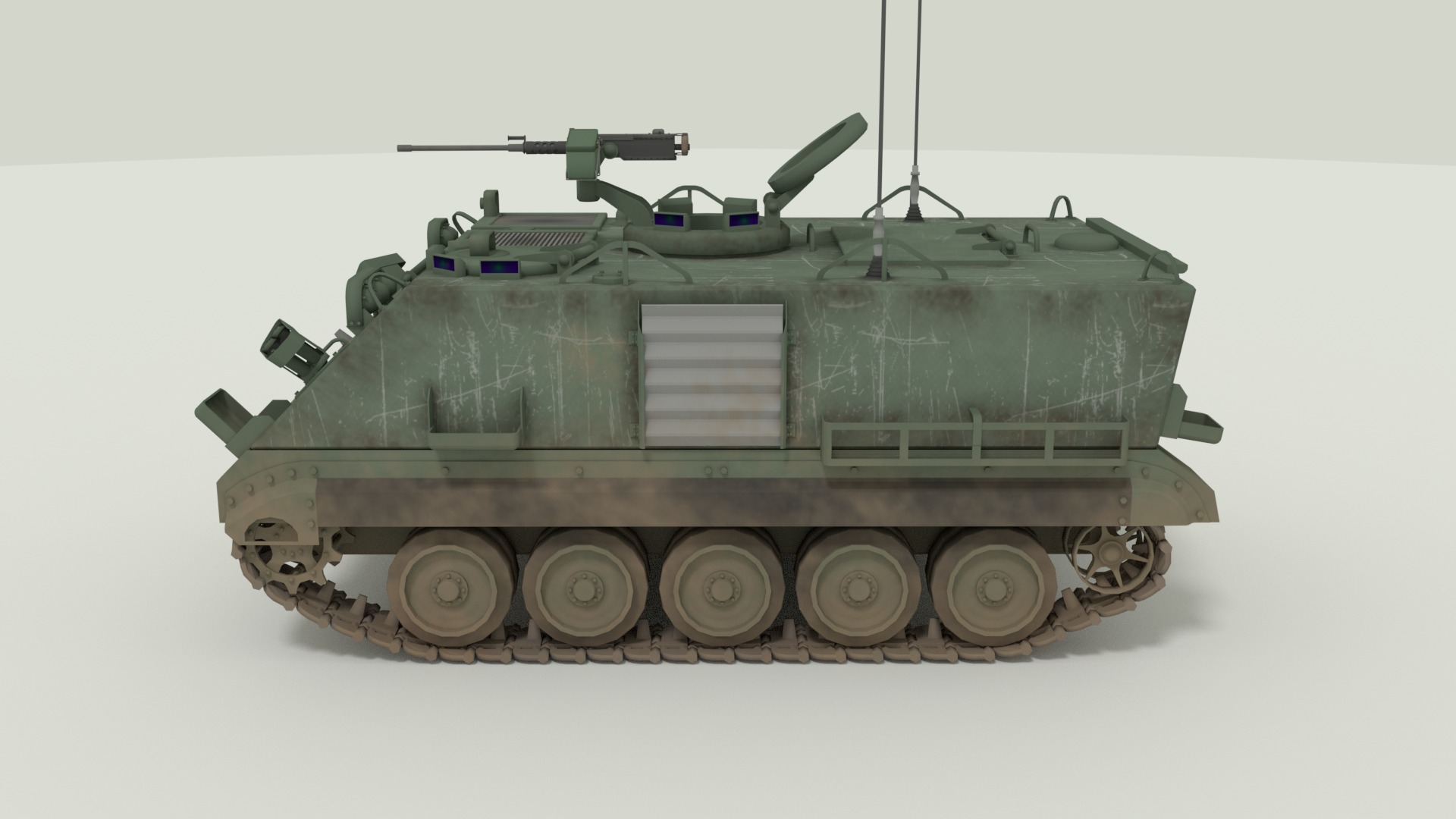 M113 Armored Personnel Carrier 3D model_5