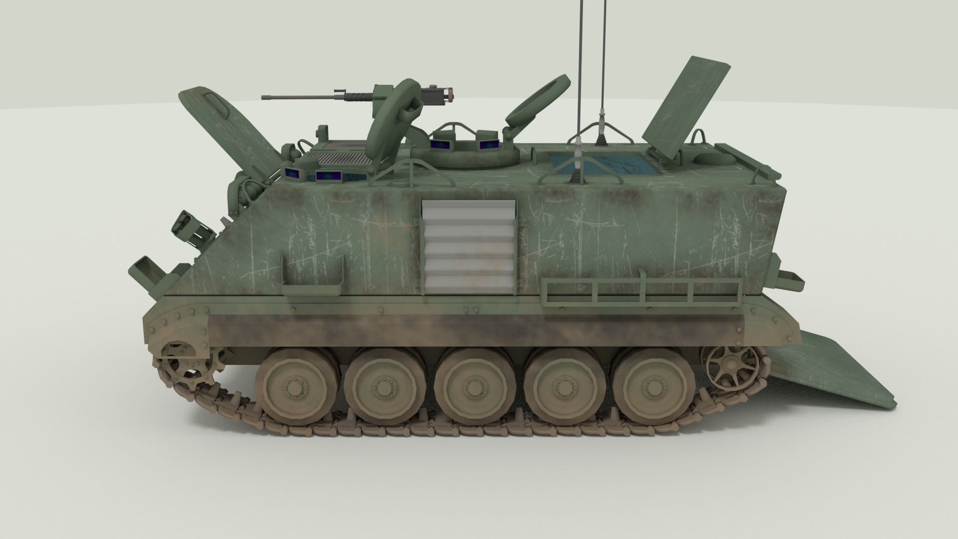 M113 Armored Personnel Carrier 3D model_15