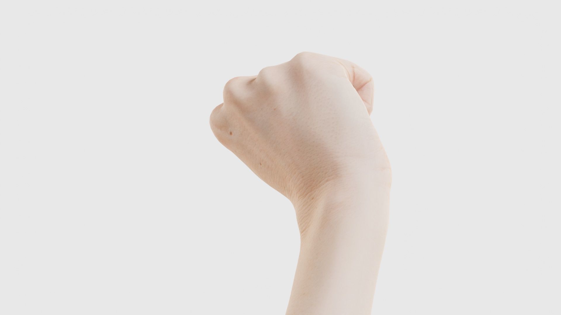 Single Hand 011 Low-poly 3D model_21