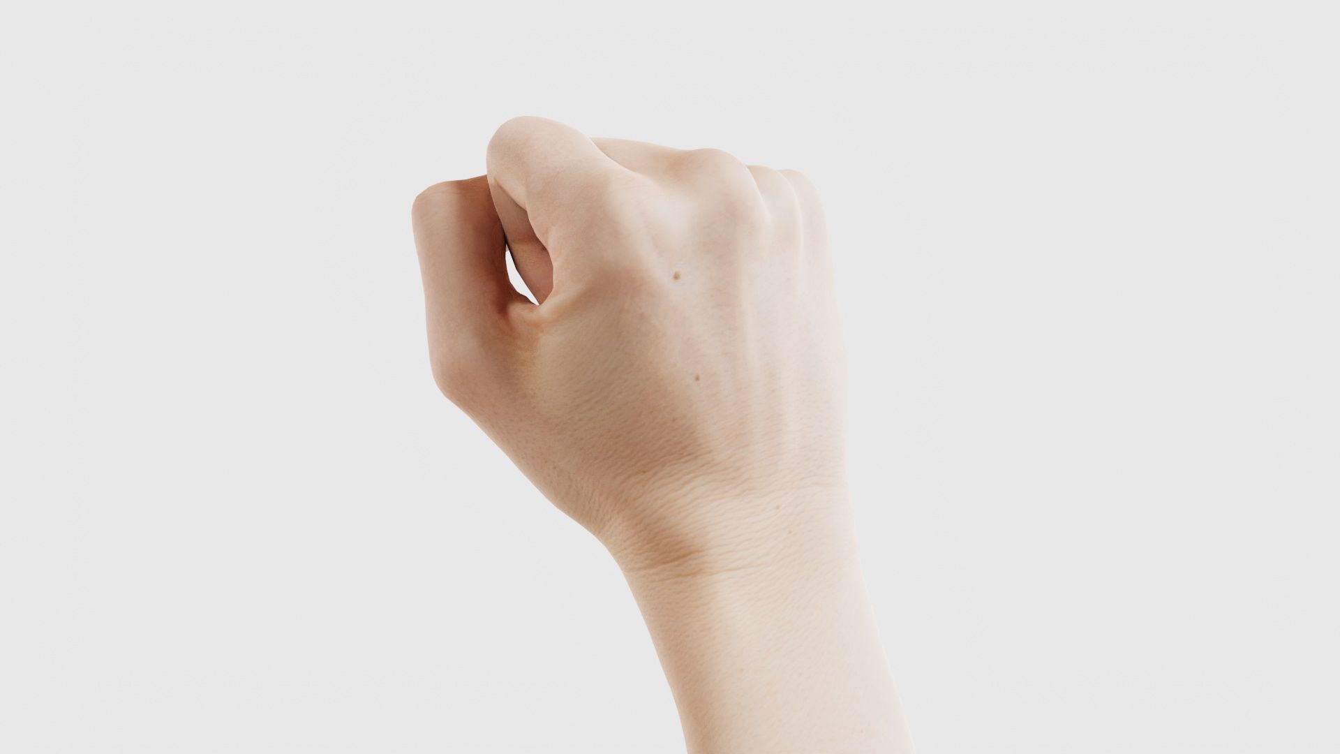 Single Hand 011 Low-poly 3D model_24