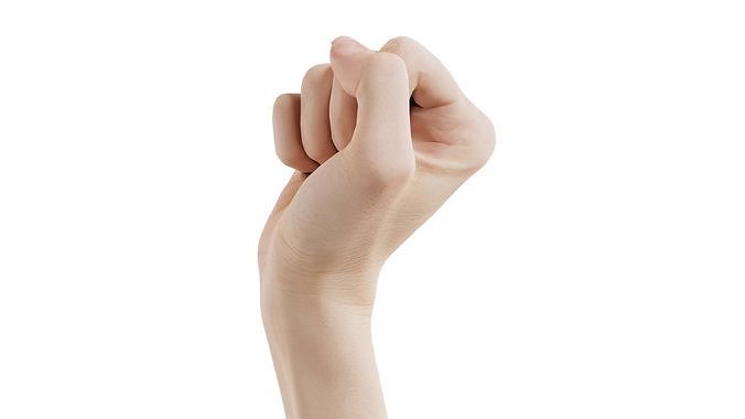 Single Hand 011 Low-poly 3D model