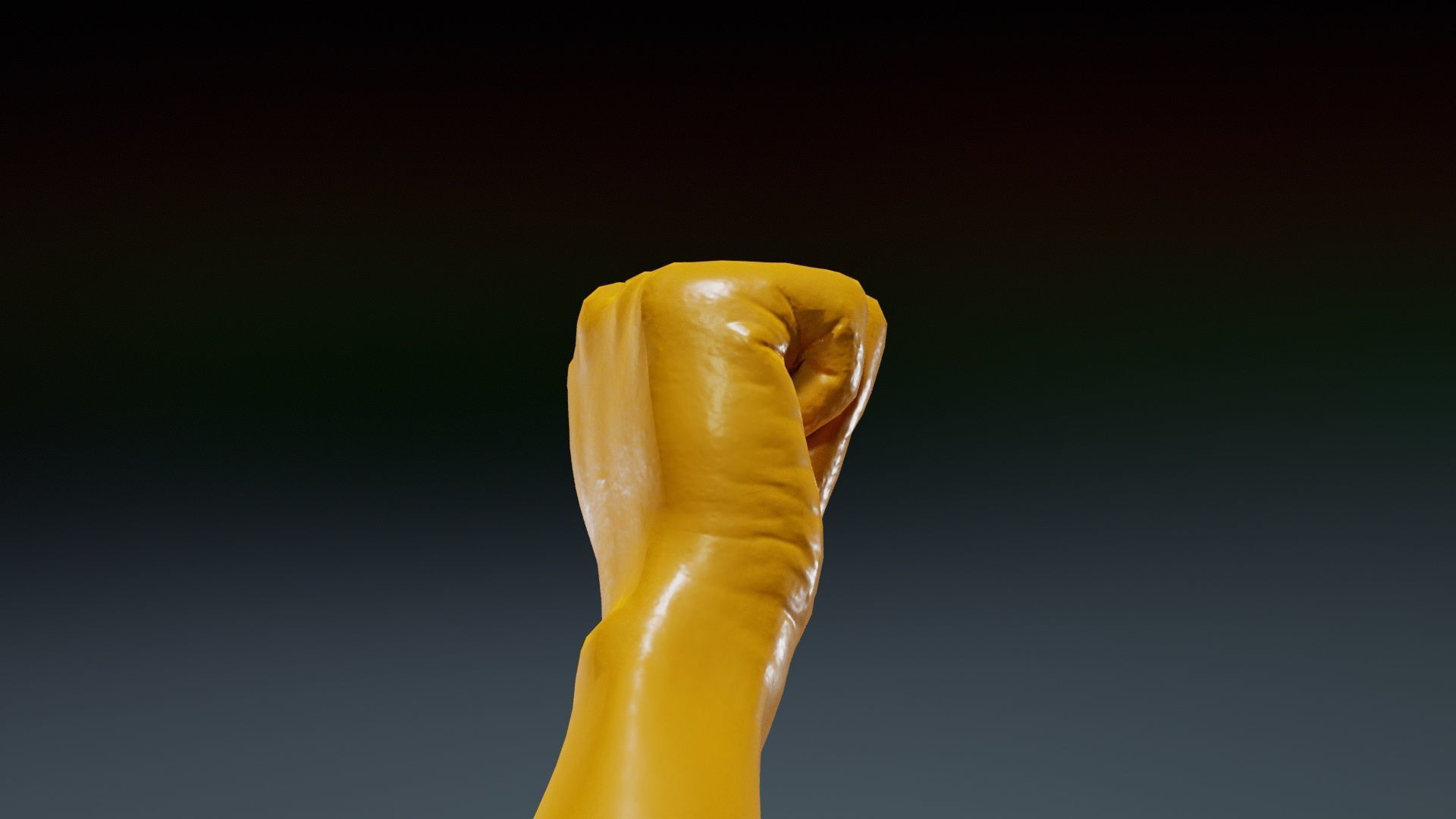 Finger Alphabet A Low-poly 3D model_13