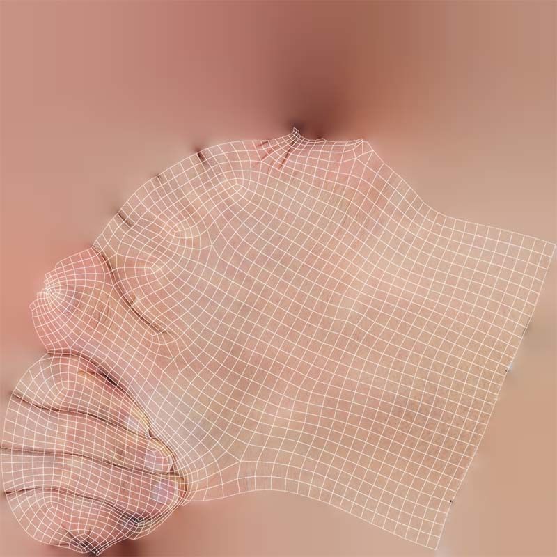 Finger Alphabet A Low-poly 3D model_14