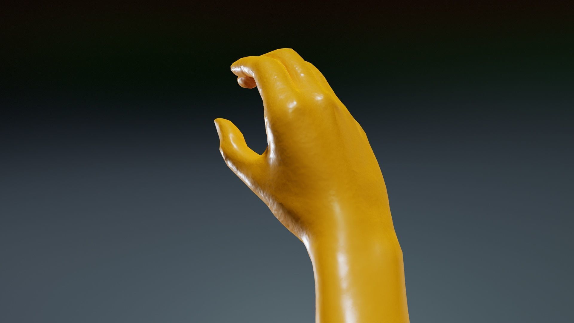 Finger Alphabet C Low-poly 3D model_13