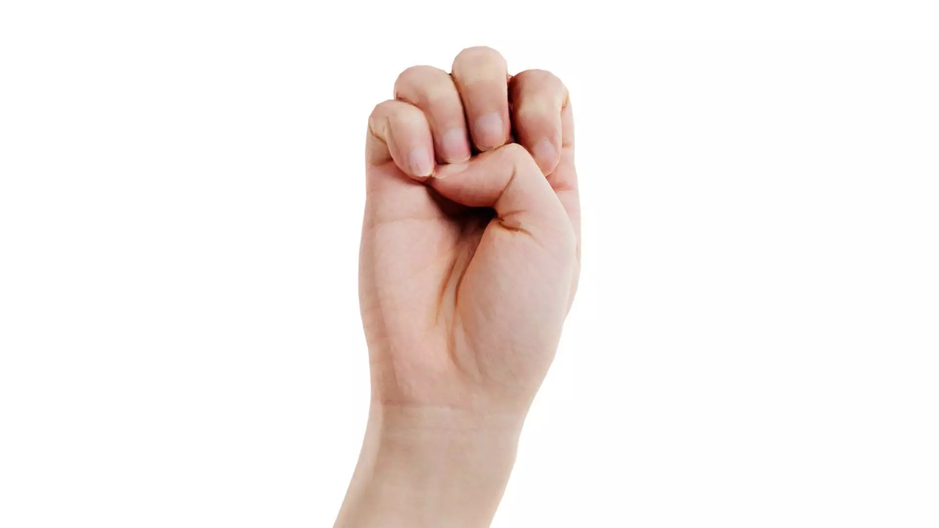 Finger Alphabet E Low-poly 3D model_0