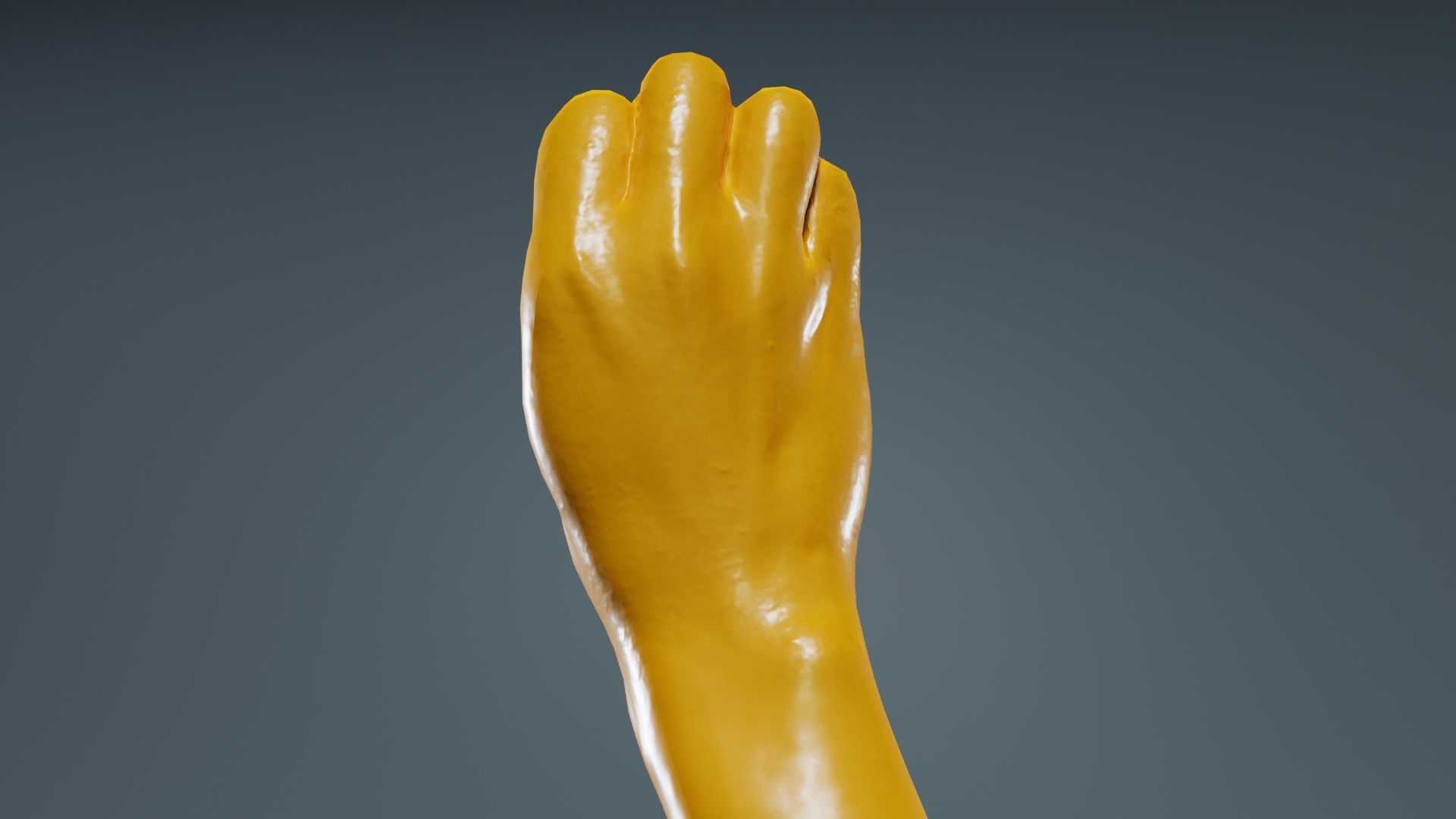 Finger Alphabet E Low-poly 3D model_13