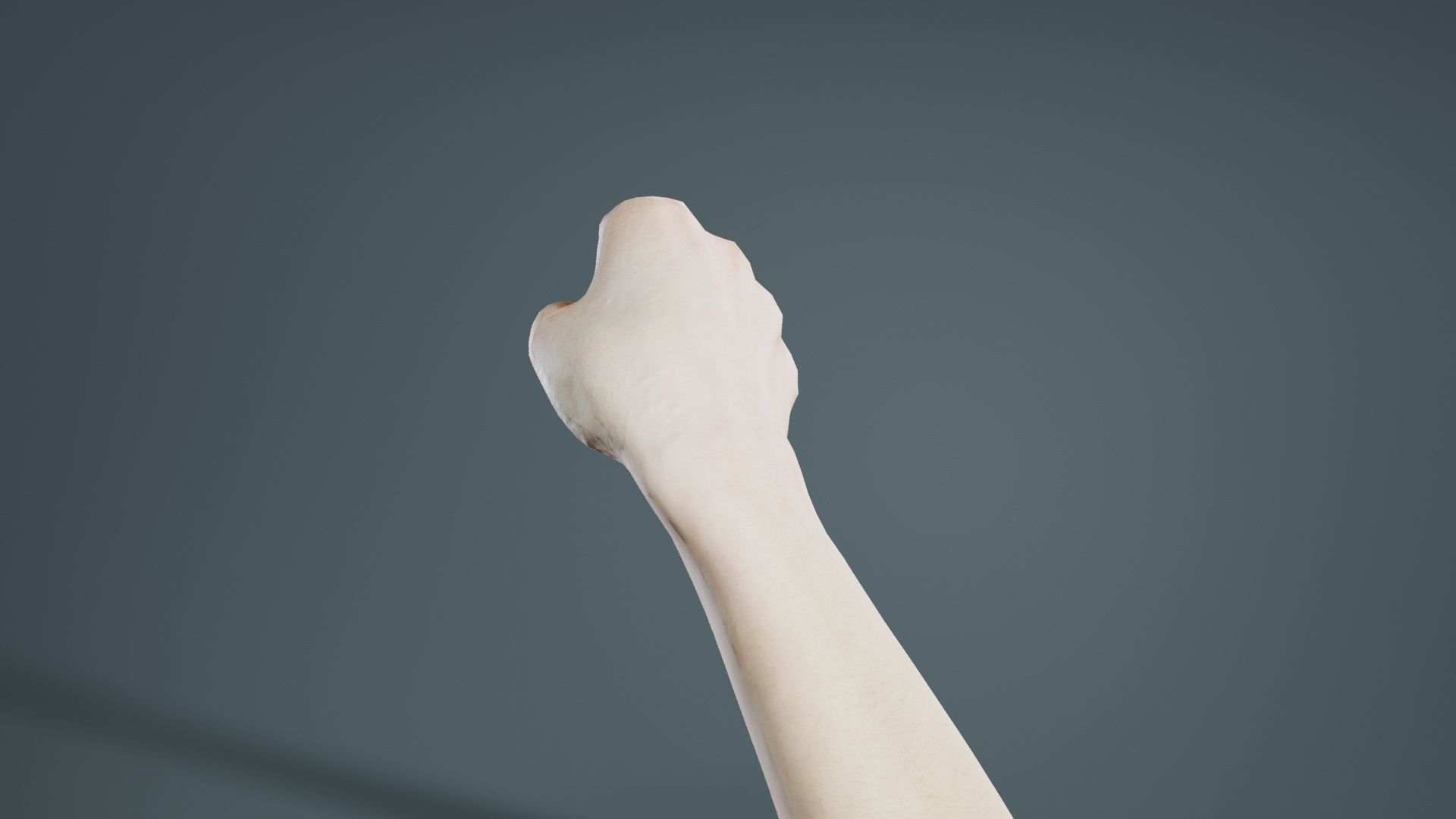 Finger Alphabet H Low-poly 3D model_4