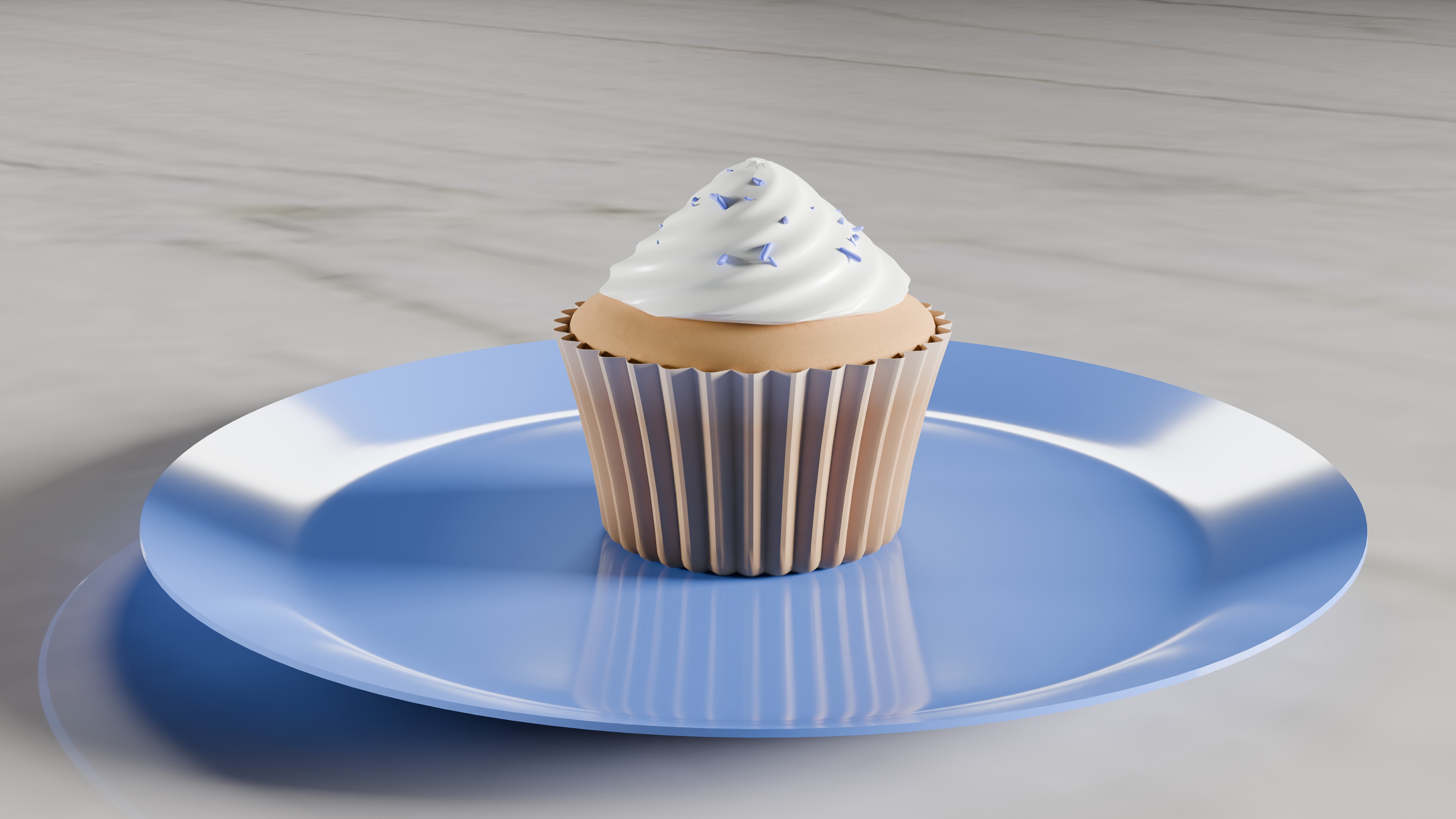 3 Cupcake Flavors 3D Model Collection_2