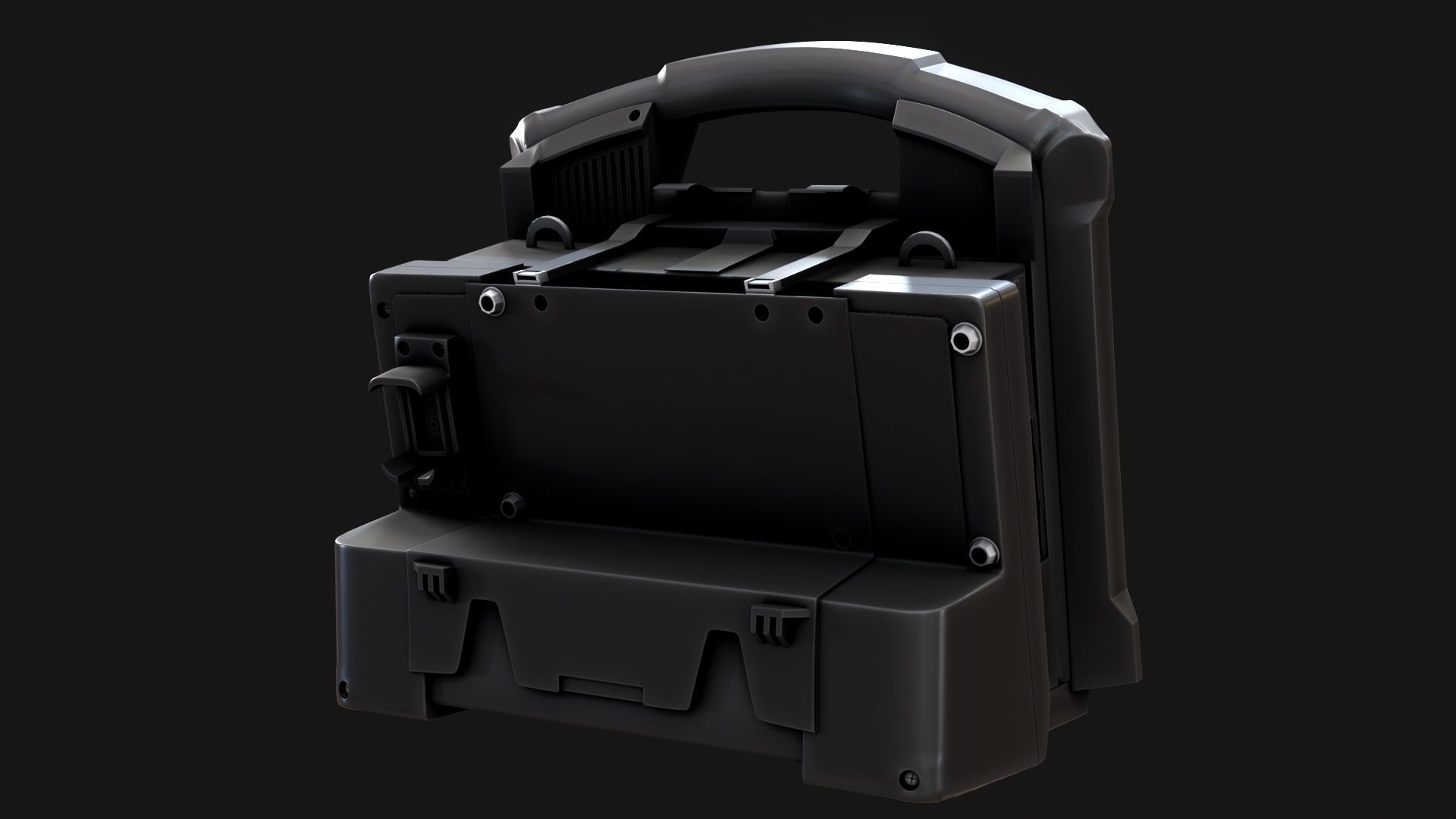 Corpuls3T Medical Equipment Monitor High-Detail Game Ready Low-poly 3D model_6