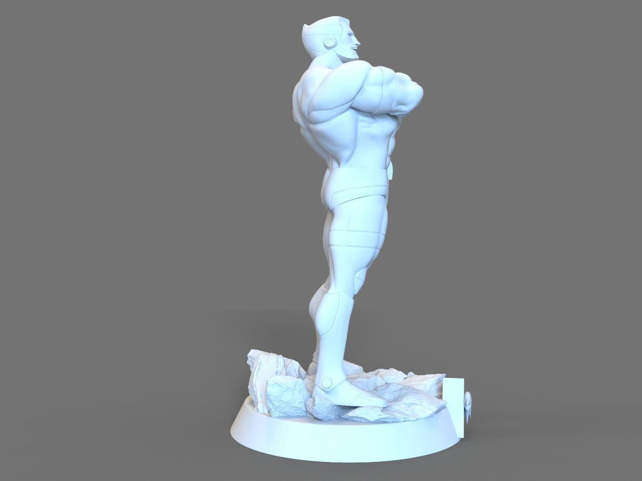 Silverhawks Steelwill STL files 3d printing collectibles 3D print model_10