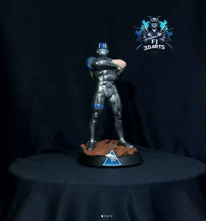 Silverhawks Steelwill STL files 3d printing collectibles 3D print model_0
