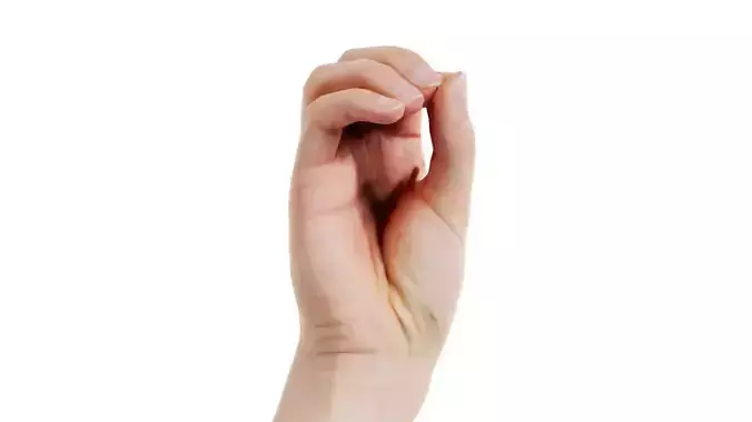 Finger Alphabet O