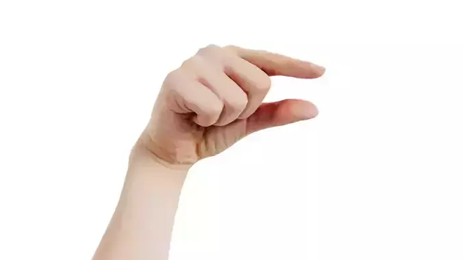 Finger Alphabet Q