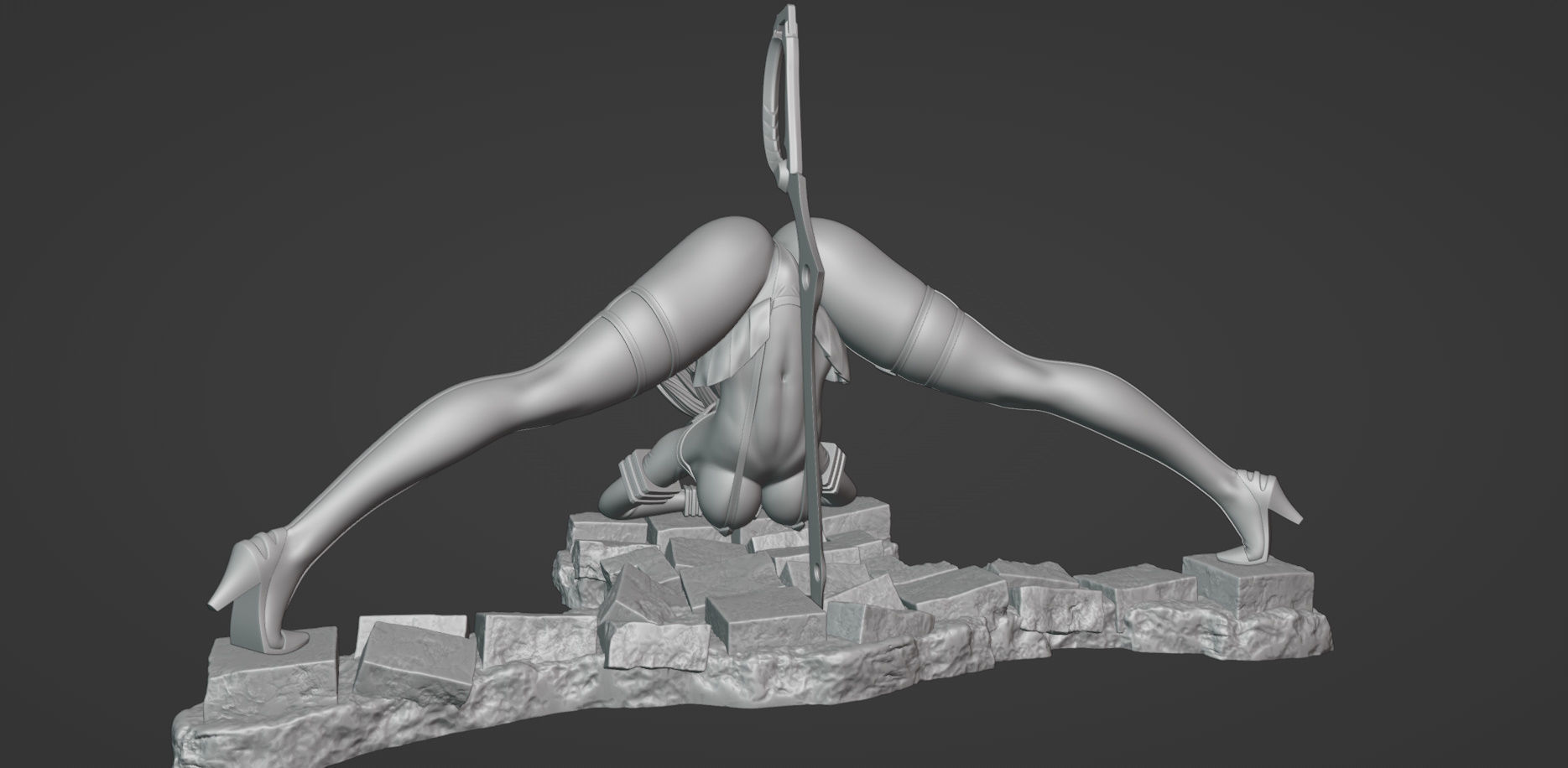 Kill la Kill - Ryuko Matoi 3D print model_5