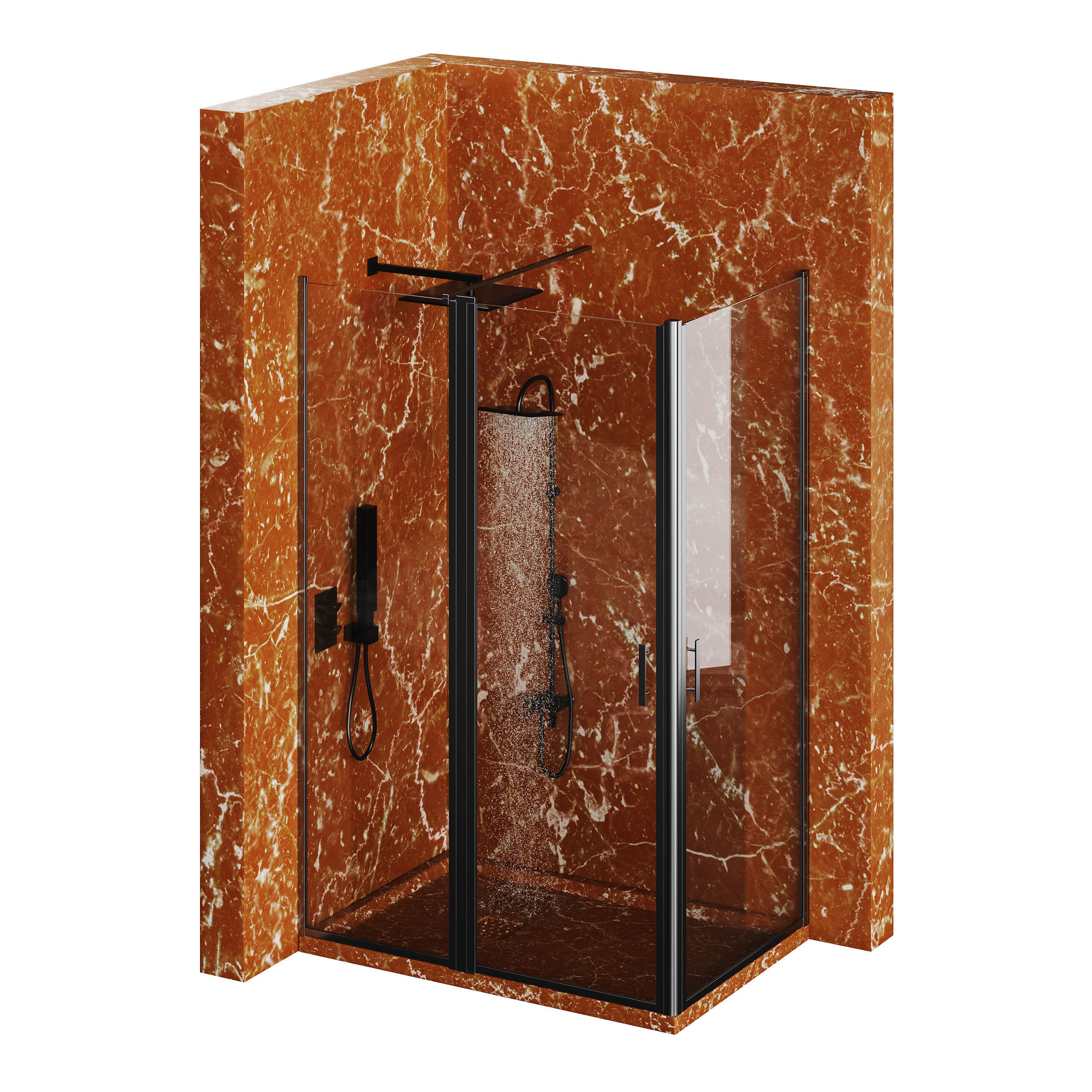 Shower cabin 05 3D model_5