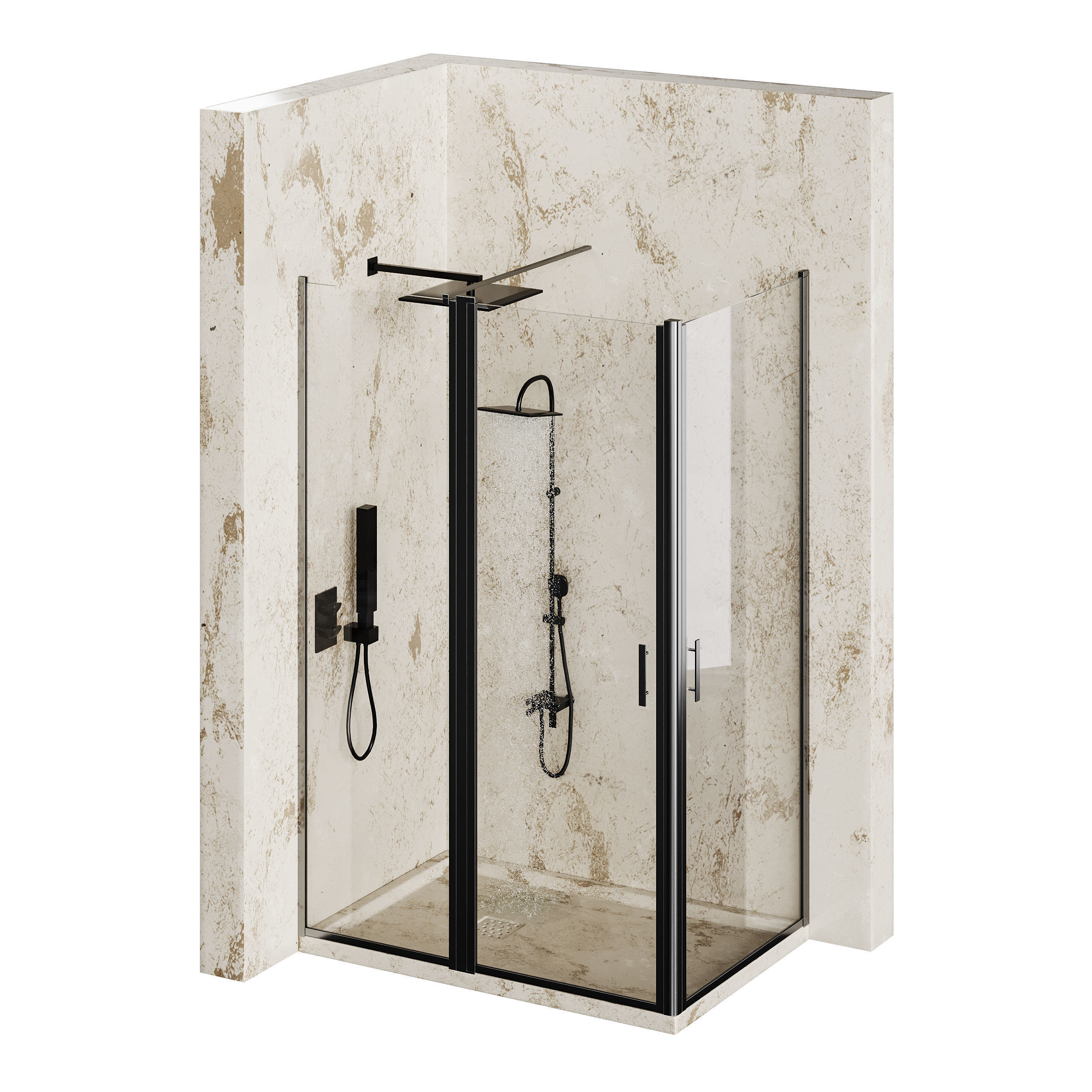 Shower cabin 05 3D model_6