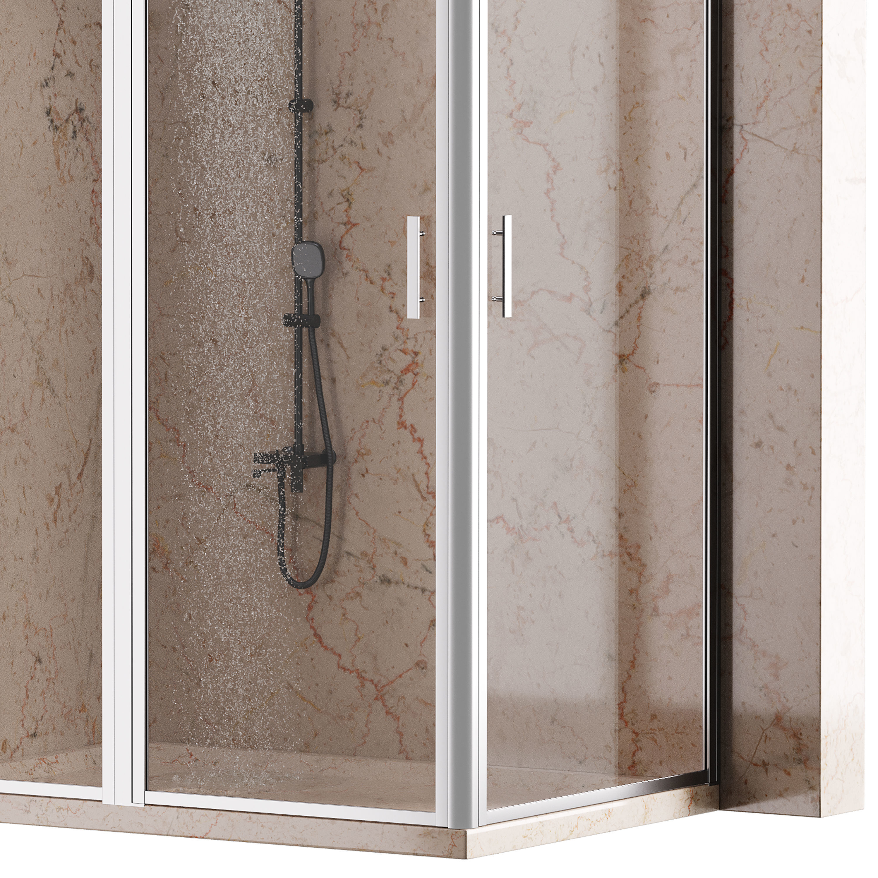 Shower cabin 05 3D model_8