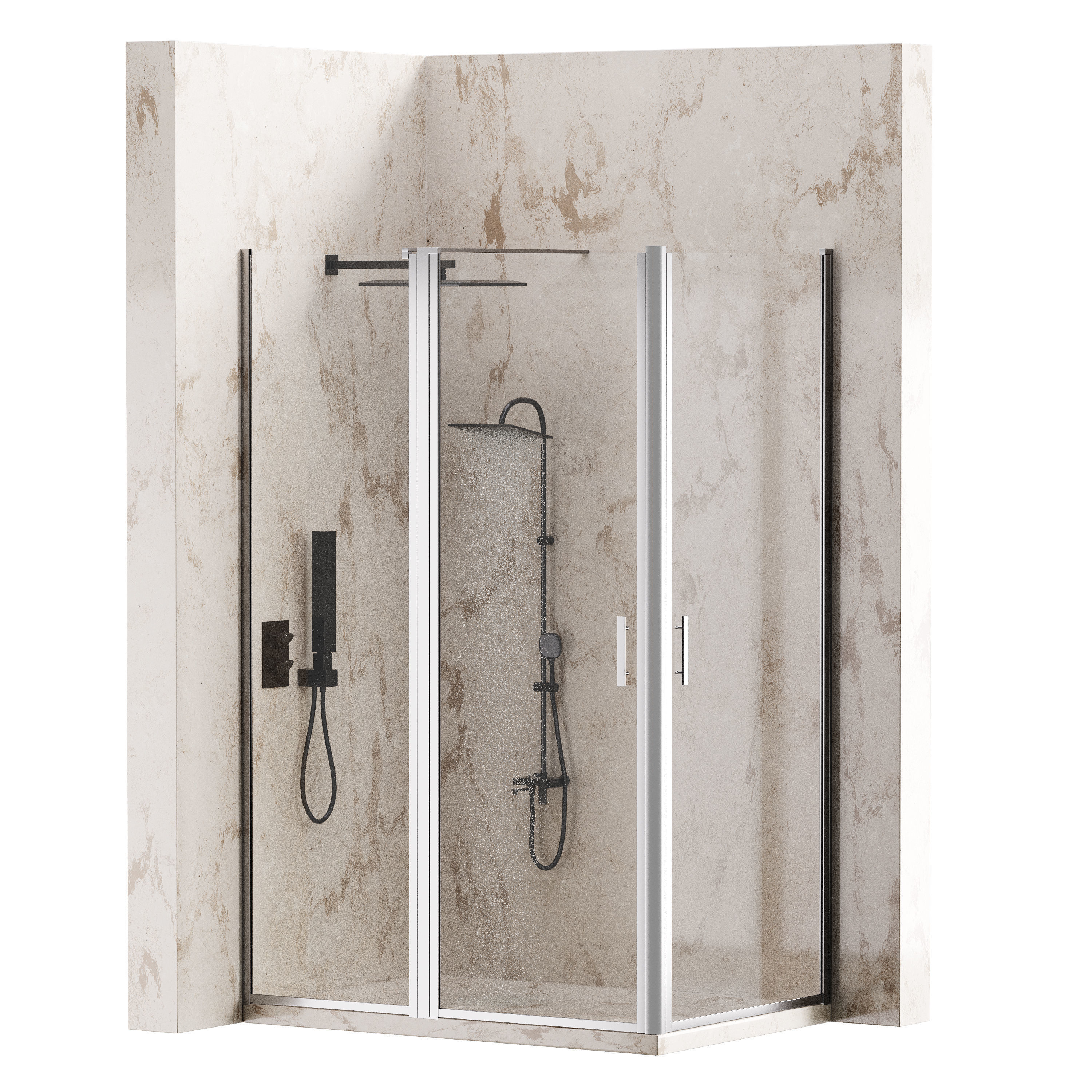 Shower cabin 05 3D model_9