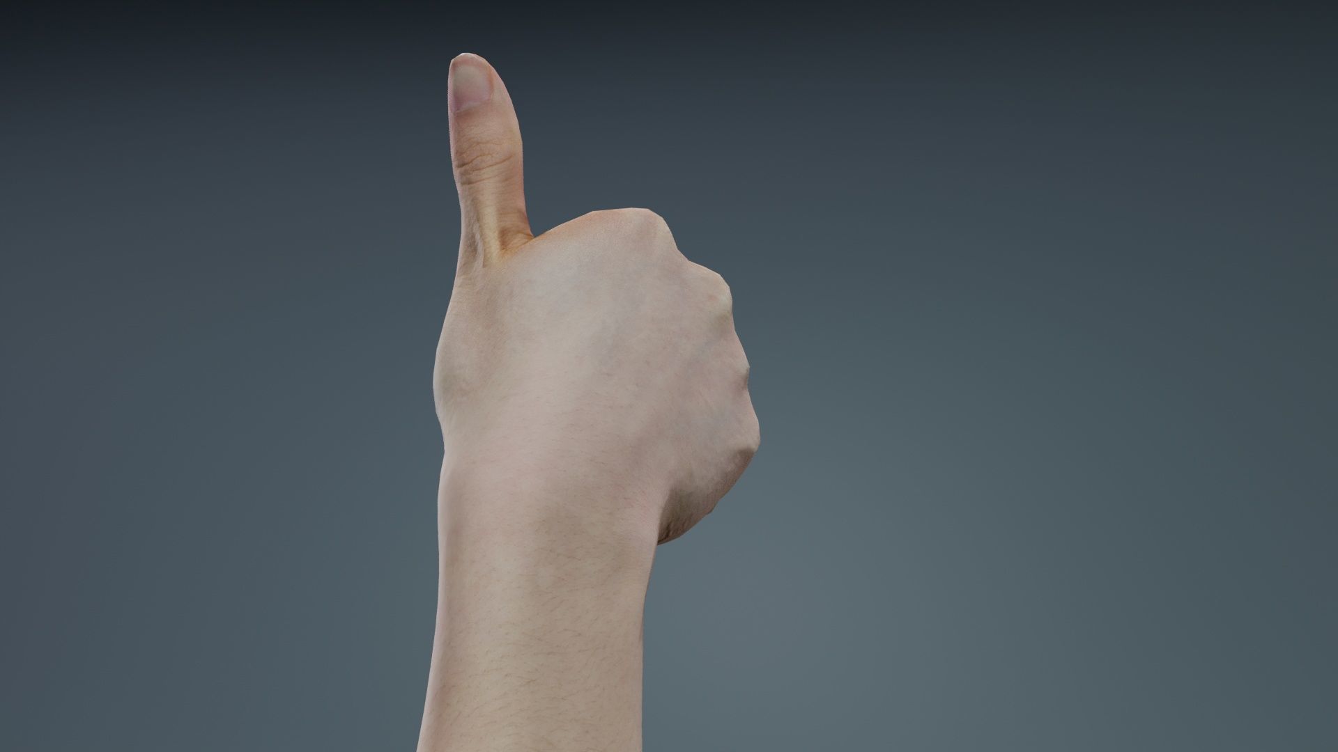 Number 10 Low-poly 3D model_1