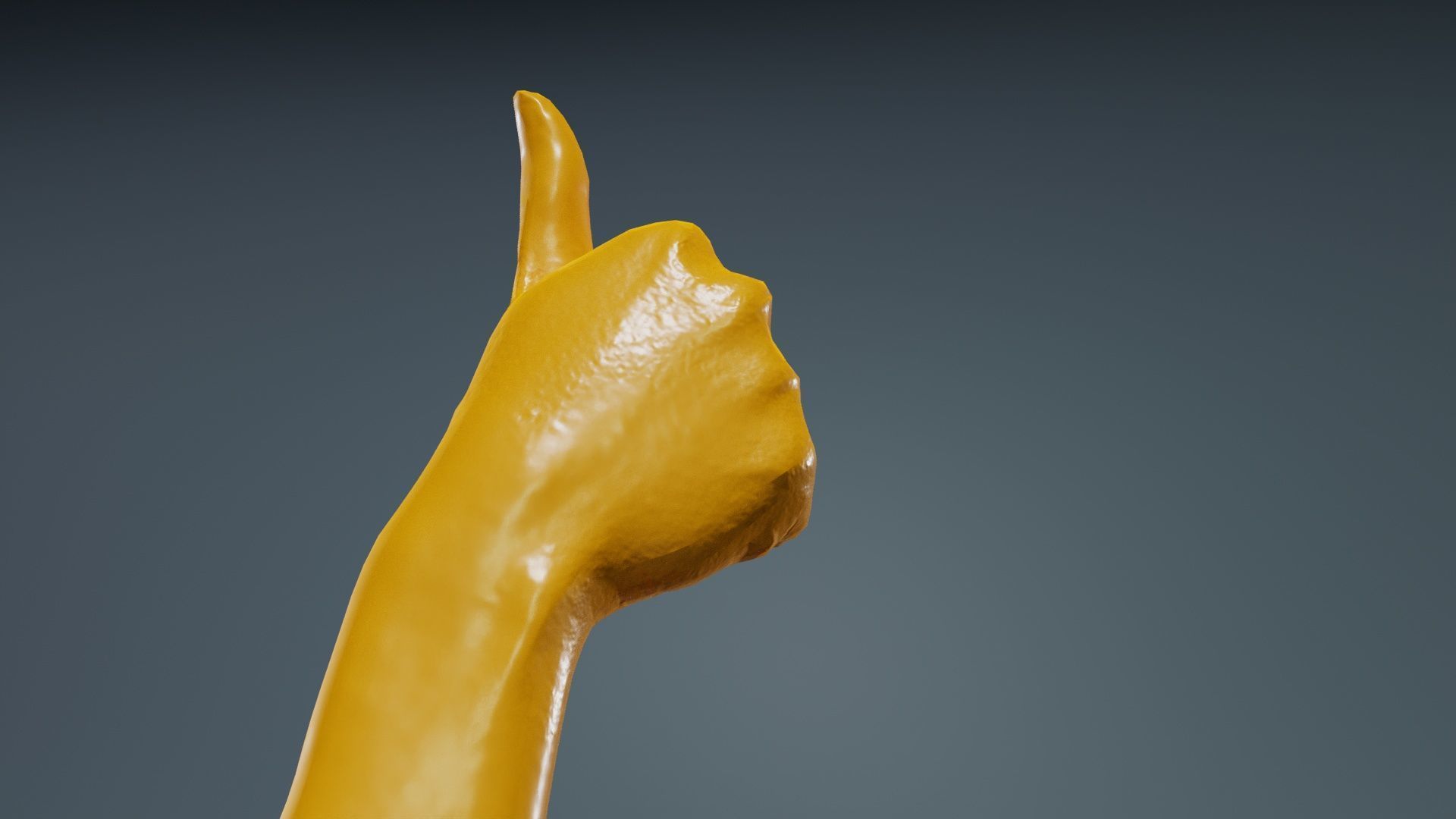 Number 10 Low-poly 3D model_13