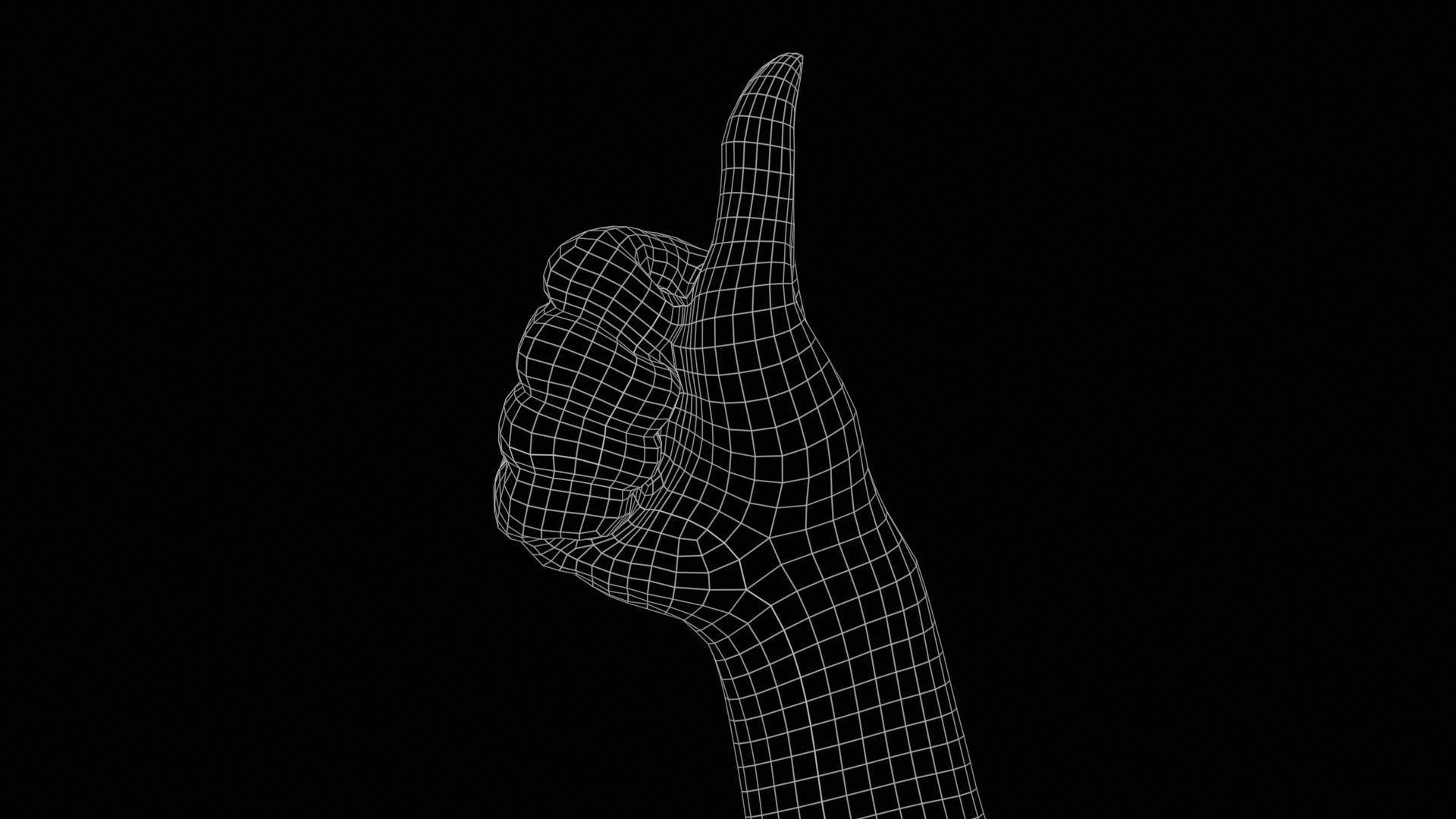 Number 10 Low-poly 3D model_11